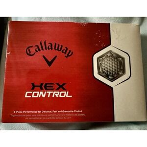 Callaway HEX Control‎ 12 ct. (4 Boxes Of 3) White Golf Balls Open Box BRAND NEW
